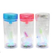 Zebra Smoke Cup LED Hookah 9 Tall