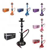 Tanya Smoke Series 21 Hammer 1 Hose Hookah Set With 14 Colored Carrying Case
