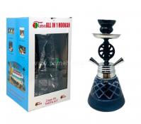 Tanya Smoke Series Azar 14 1 Hose Hookah Set With Carrying Cage